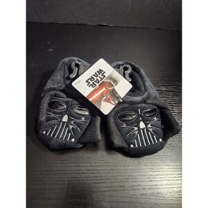 Star Wars Darth Vader Slippers Toddler Boys Girls Black Size M 7-8